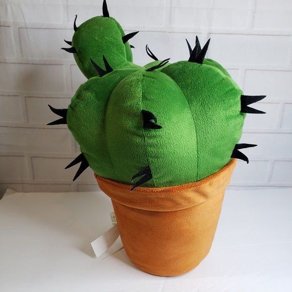 IKEA Hemmahos Cactus Plush Stuffed 15" Plant Spider Plush Decor Bedroom Unusual - Picture 1 of 10